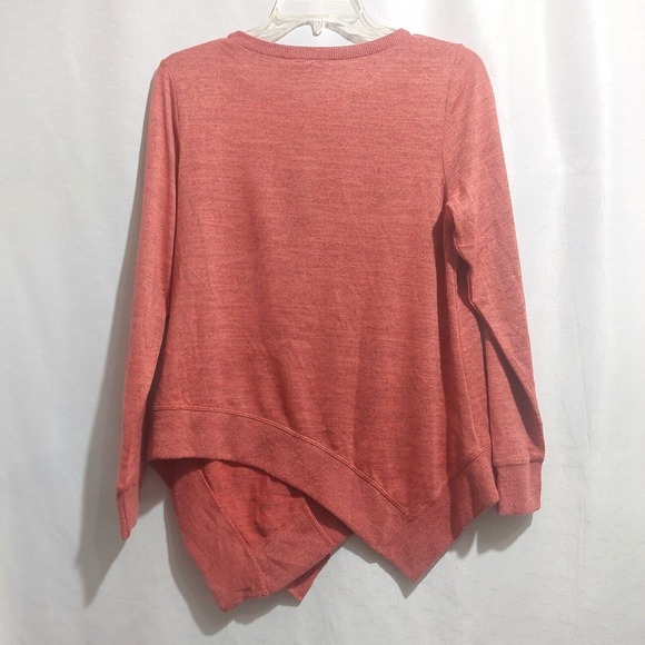DG2 Diane Gilman Womens‎ XS Stretch Pullover Sweater Asymmetric Ribbed Hems NEW - Picture 4 of 10